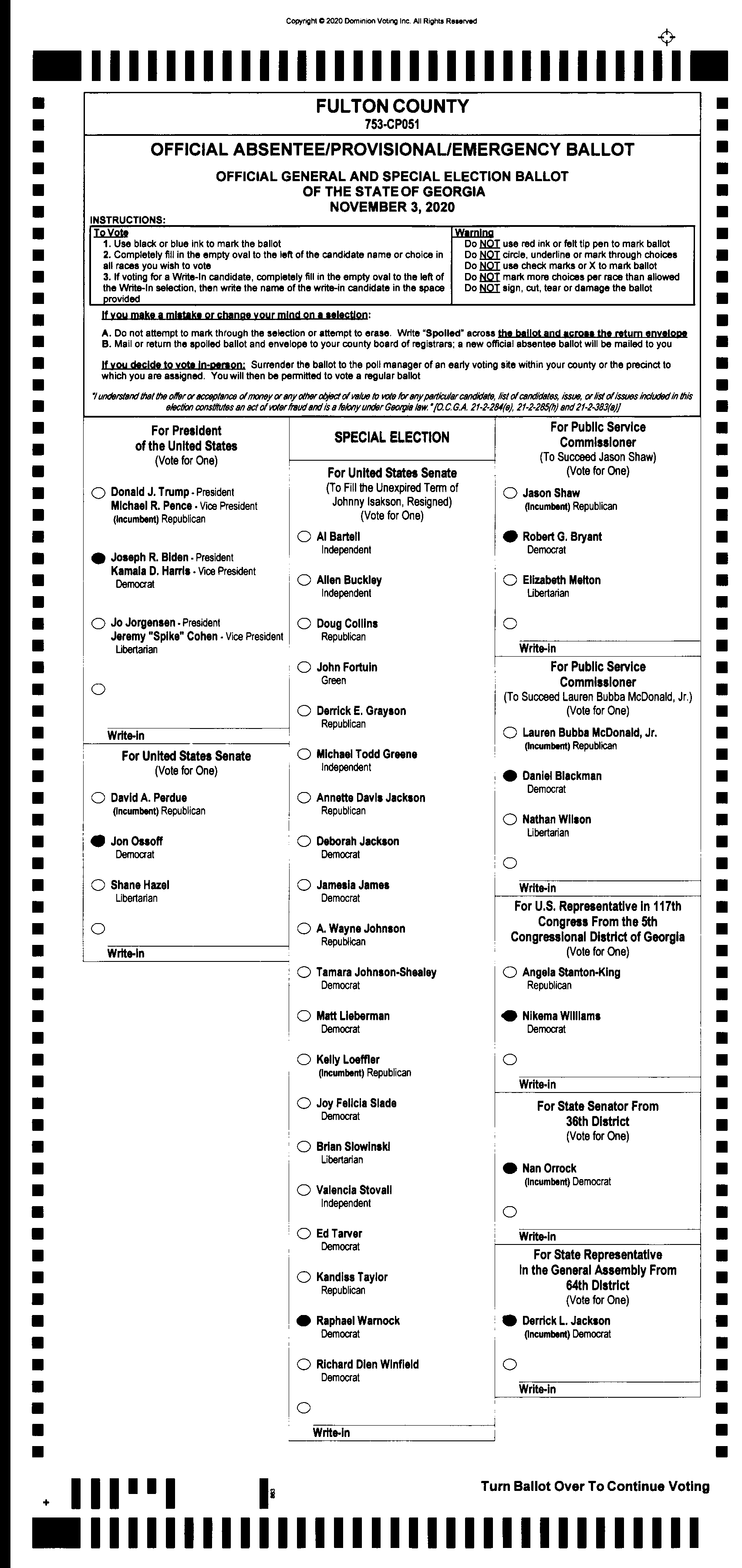 Source Ballot